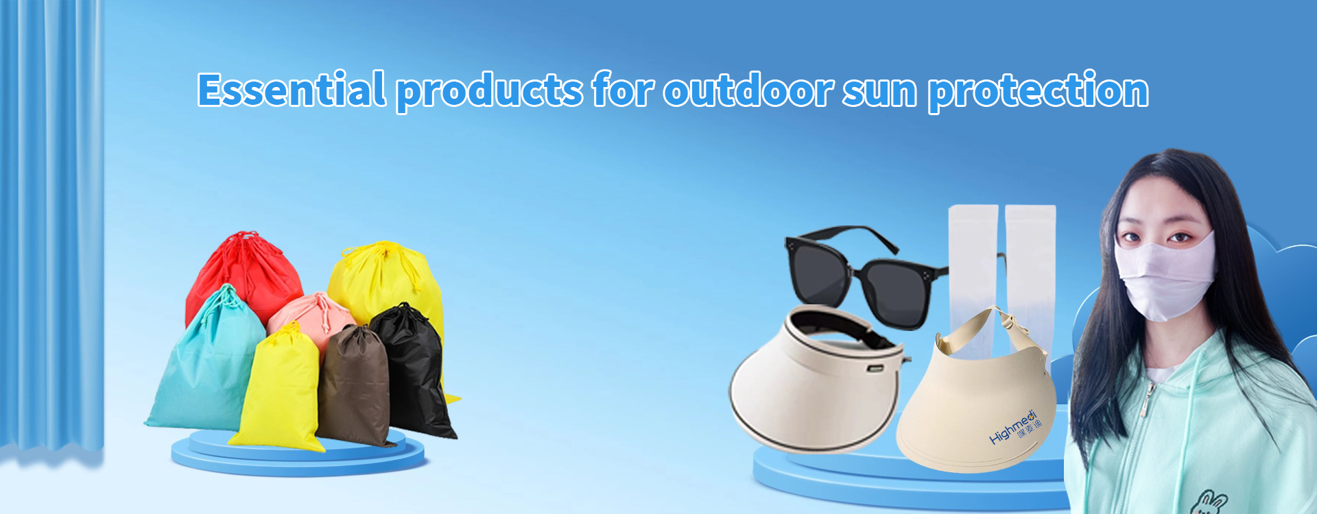 Collection of sun protection products